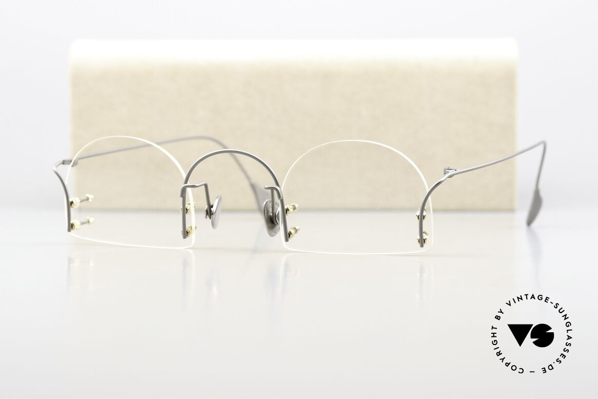 Paul Chiol 2000 Kunstvolle Randlosbrille 90er, filigran ausgeklügelte Formen; schlichtweg mondän, Passend für Herren und Damen Paul Chiol 2000 Kunstvolle Randlosbrille 90er, filigran ausgeklügelte Formen; schlichtweg mondän, Passend für Herren und Damen