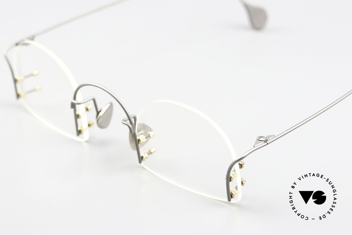 Paul Chiol 2000 Kunstvolle Randlosbrille 90er, Glasform- & Glasgröße kann Ihr Optiker ggf. ändern, Passend für Herren und Damen Paul Chiol 2000 Kunstvolle Randlosbrille 90er, Glasform- & Glasgröße kann Ihr Optiker ggf. ändern, Passend für Herren und Damen