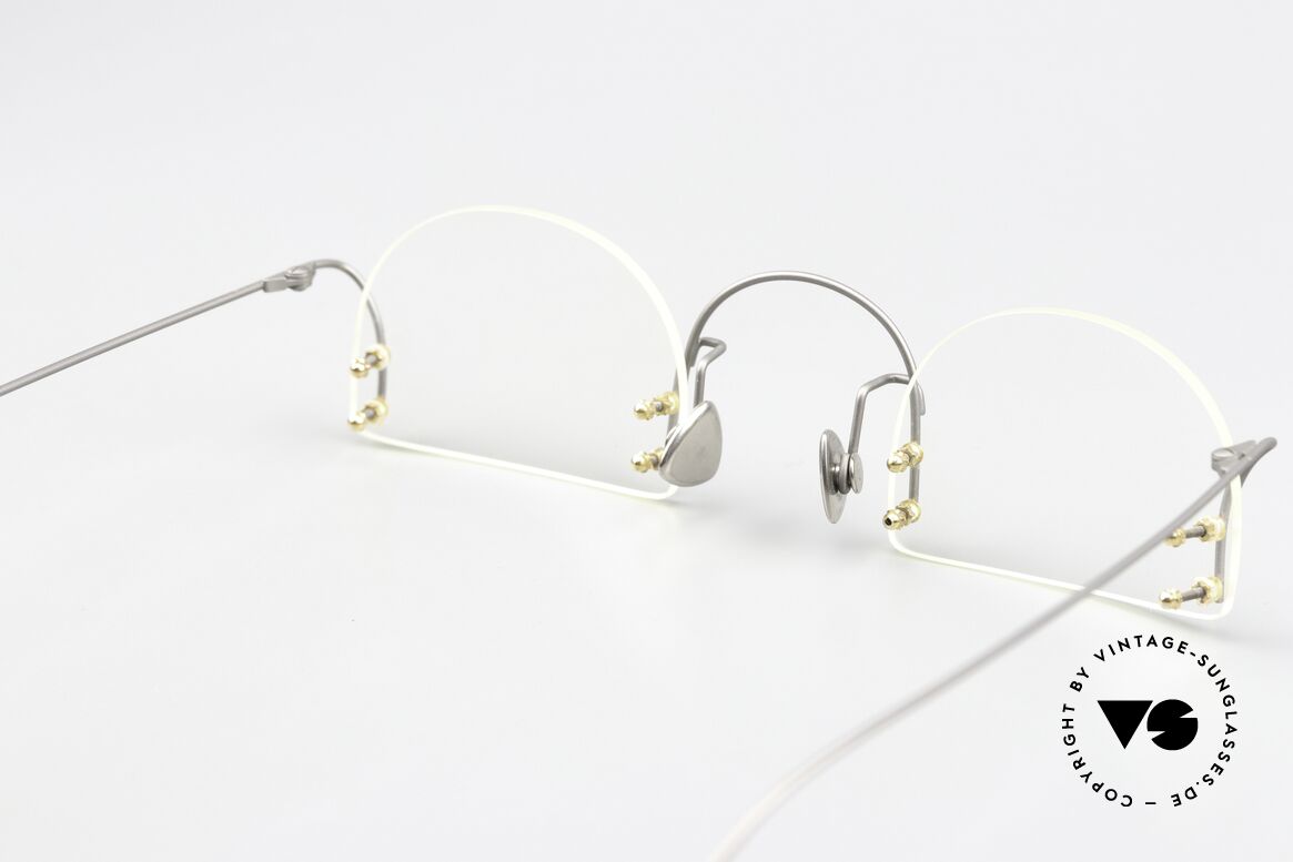 Paul Chiol 2000 Kunstvolle Randlosbrille 90er, Größe: small, Passend für Herren und Damen Paul Chiol 2000 Kunstvolle Randlosbrille 90er, Größe: small, Passend für Herren und Damen