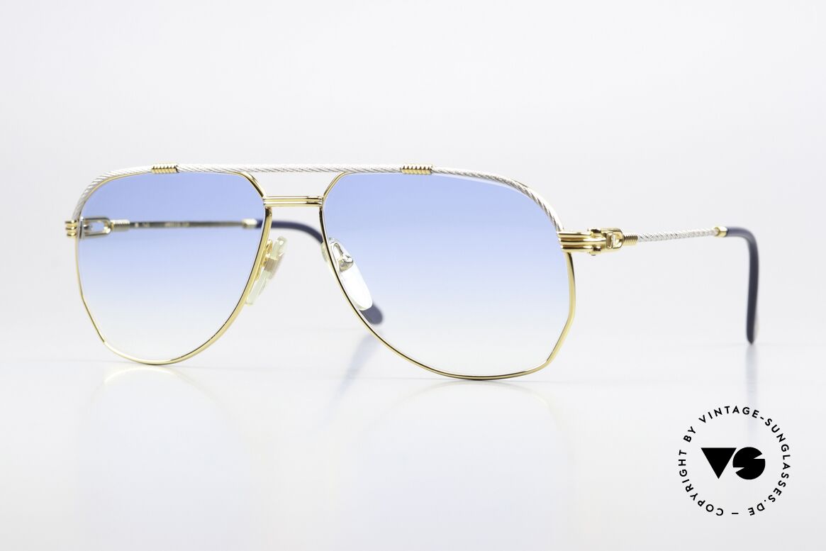 Fred America Cup - L Rare Luxus Juwelier Brille, America Cup: das kostbarste vintage Modell von Fred, Passend für Herren