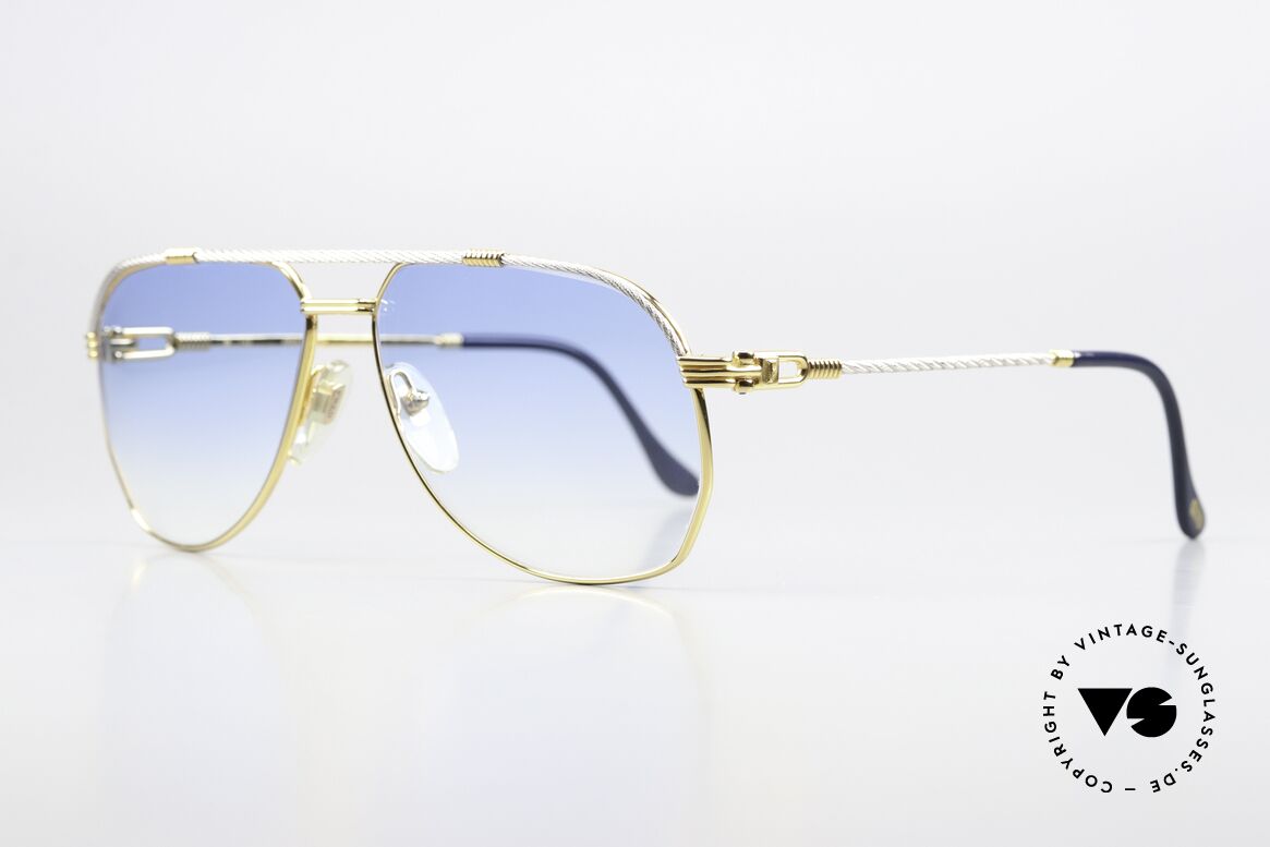 Fred America Cup - L Rare Luxus Juwelier Brille, einmalige Designersonnenbrille aus den 80er Jahren, Passend für Herren