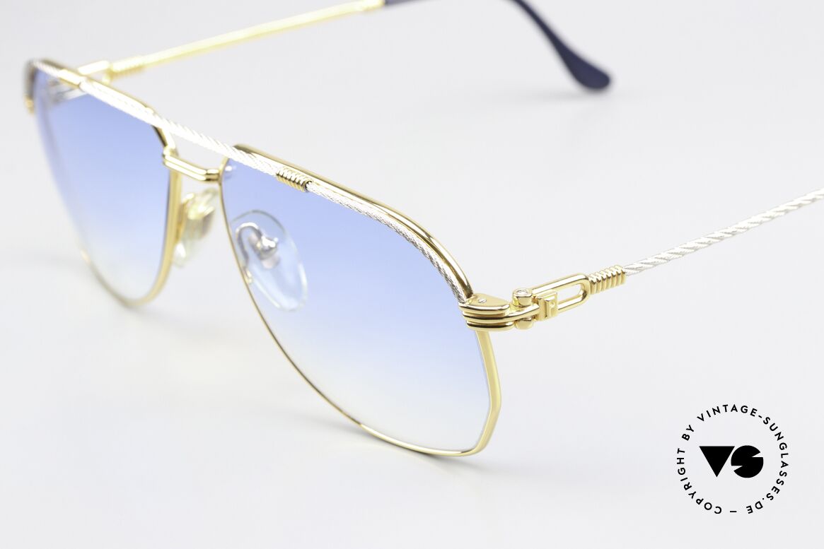 Fred America Cup - L Rare Luxus Juwelier Brille, marines Design (charakteristisch Fred); Top-Qualität, Passend für Herren