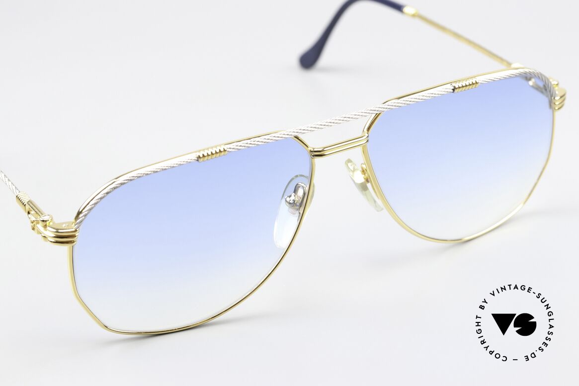 Fred America Cup - L Rare Luxus Juwelier Brille, Bügel und Brücke gedreht wie ein Segeltau; UNIKAT!, Passend für Herren