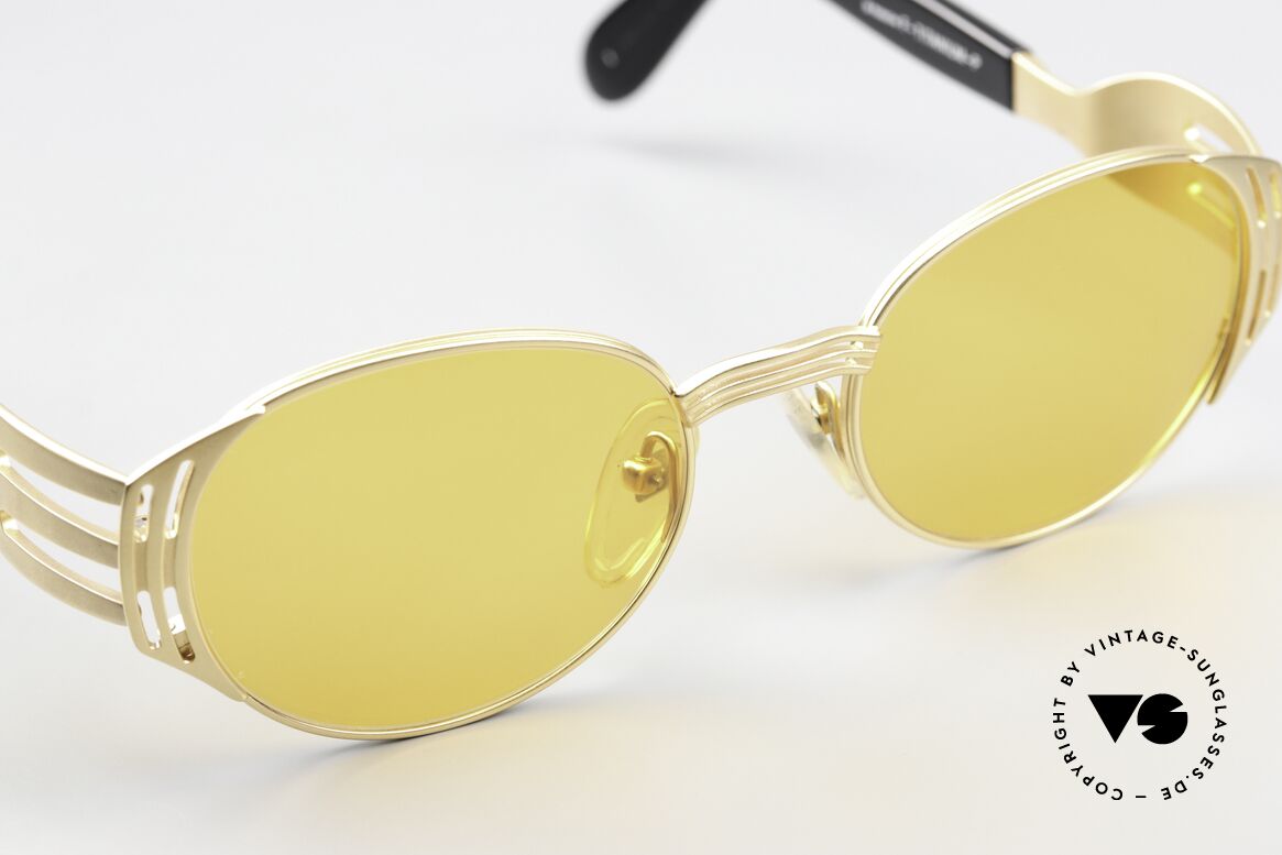 Jean Paul Gaultier 56-3281 Die JPG Gabel Sonnenbrille, orange Gläser (daher auch abends tragbar!), Passend für Herren und Damen Jean Paul Gaultier 56-3281 Die JPG Gabel Sonnenbrille, orange Gläser (daher auch abends tragbar!), Passend für Herren und Damen