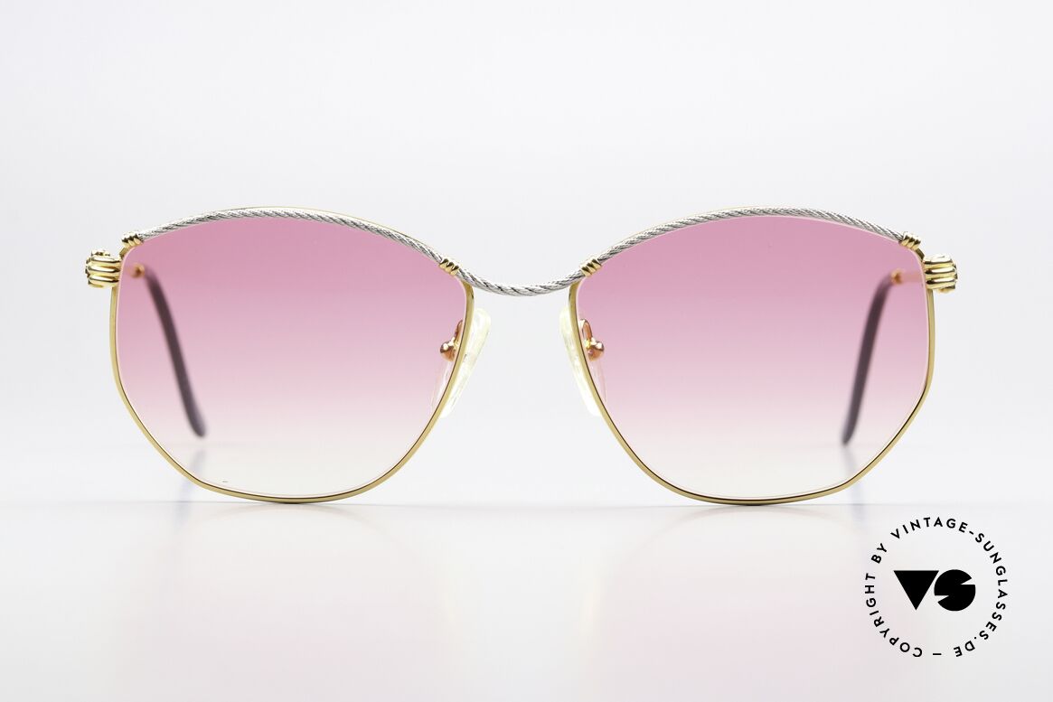 Fred Cythere - L Vintage Luxusbrille Damen, marines Design (charakteristisch Fred); Top-Qualität, Passend für Damen