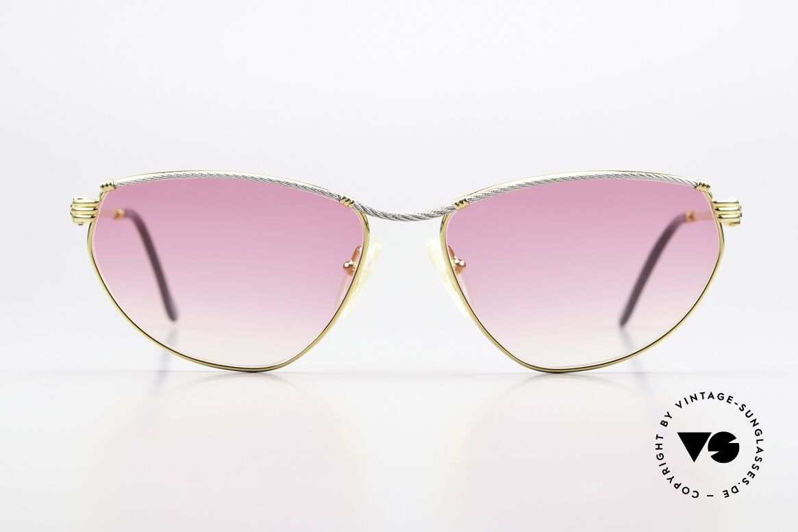Fred Alize - L Pinke Luxus Sonnenbrille 90s, marines Design (charakteristisch Fred); Top-Qualität, Passend für Damen Fred Alize - L Pinke Luxus Sonnenbrille 90s, marines Design (charakteristisch Fred); Top-Qualität, Passend für Damen