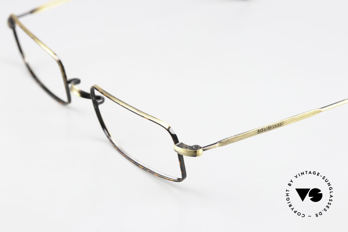 John Lennon - Mind Games Eckige Vintage Lesebrille, absoluter Brillen-Klassiker; einfach zeitlos! + Etui, Passend für Herren und Damen