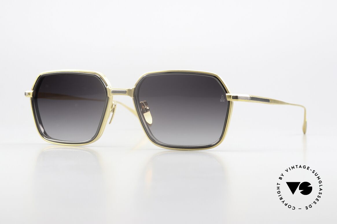 Jacques Marie Mage Admiral Eckige Sonnenbrille Luxus, streng limitierte Titan Sonnenbrille in Größe 56-18, Passend für Herren