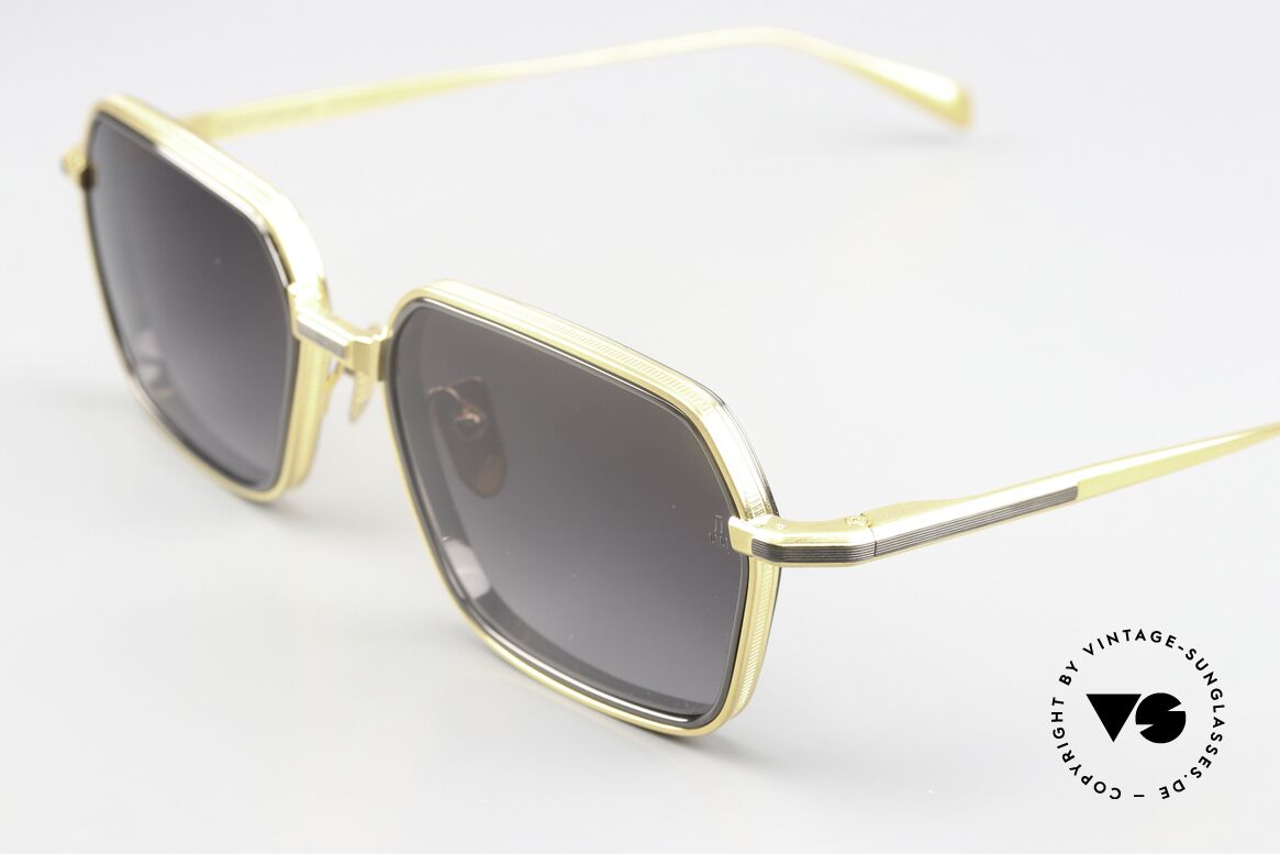 Jacques Marie Mage Admiral Eckige Sonnenbrille Luxus, JMM zeigt, dass "vintage" keine Frage des Alters ist!, Passend für Herren