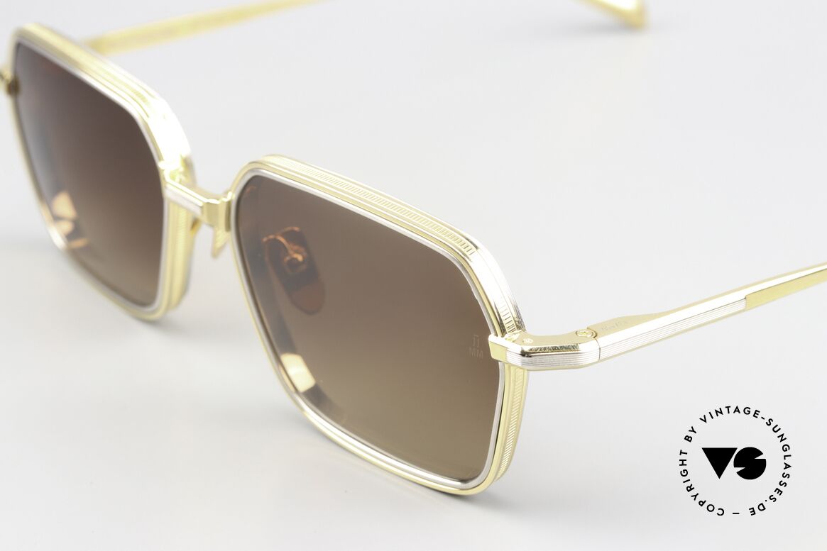 Jacques Marie Mage Admiral Limitierte Titan Sonnenbrille, JMM zeigt, dass "vintage" keine Frage des Alters ist!, Passend für Herren