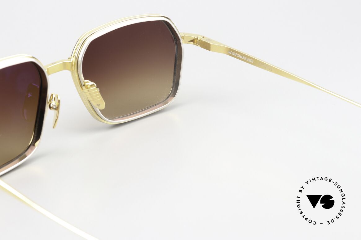 Jacques Marie Mage Admiral Limitierte Titan Sonnenbrille, stilvoller und besser geht's nicht (muss man fühlen!), Passend für Herren