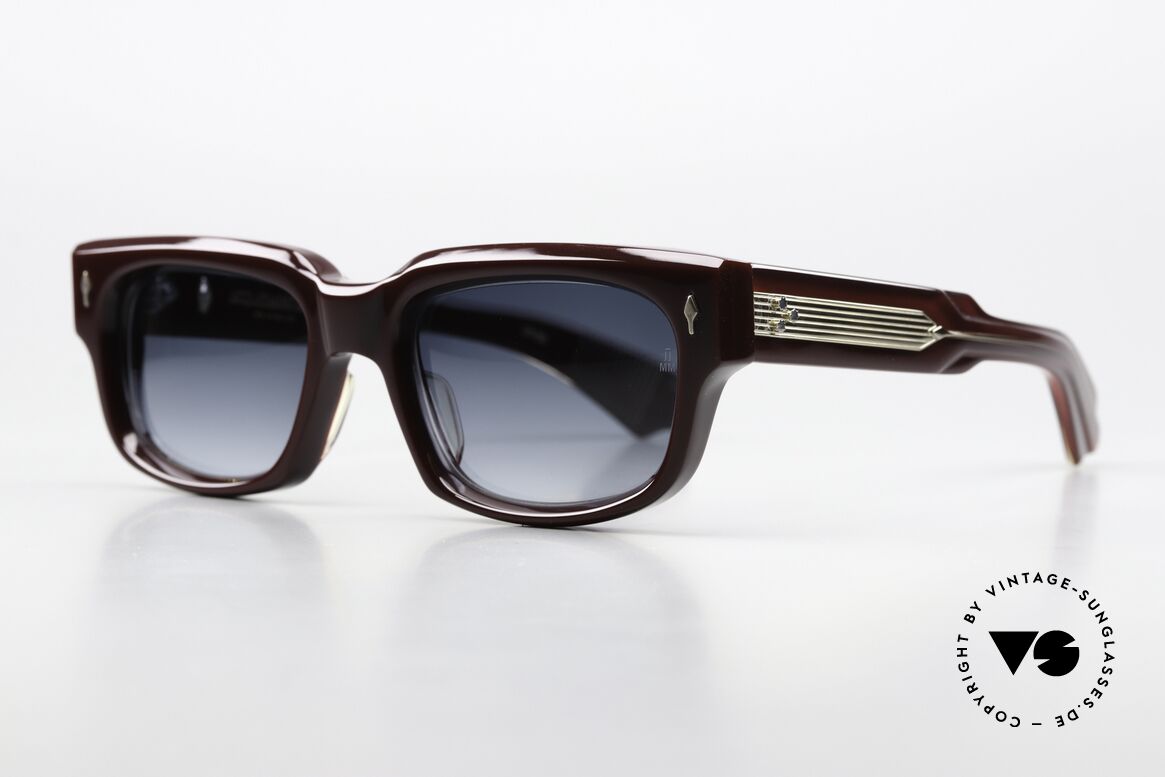 Jacques Marie Mage Mattei Massiver Azetatrahmen Unisex, Color Code: Wine, Denim Gradient, in Größe 54/21, Passend für Herren und Damen