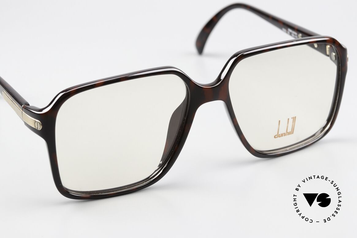 Dunhill 6016 Alte Herrenbrille 1983 Optyl, vergoldetet Metall-Komponenten mit Barley-Nieten, Passend für Herren