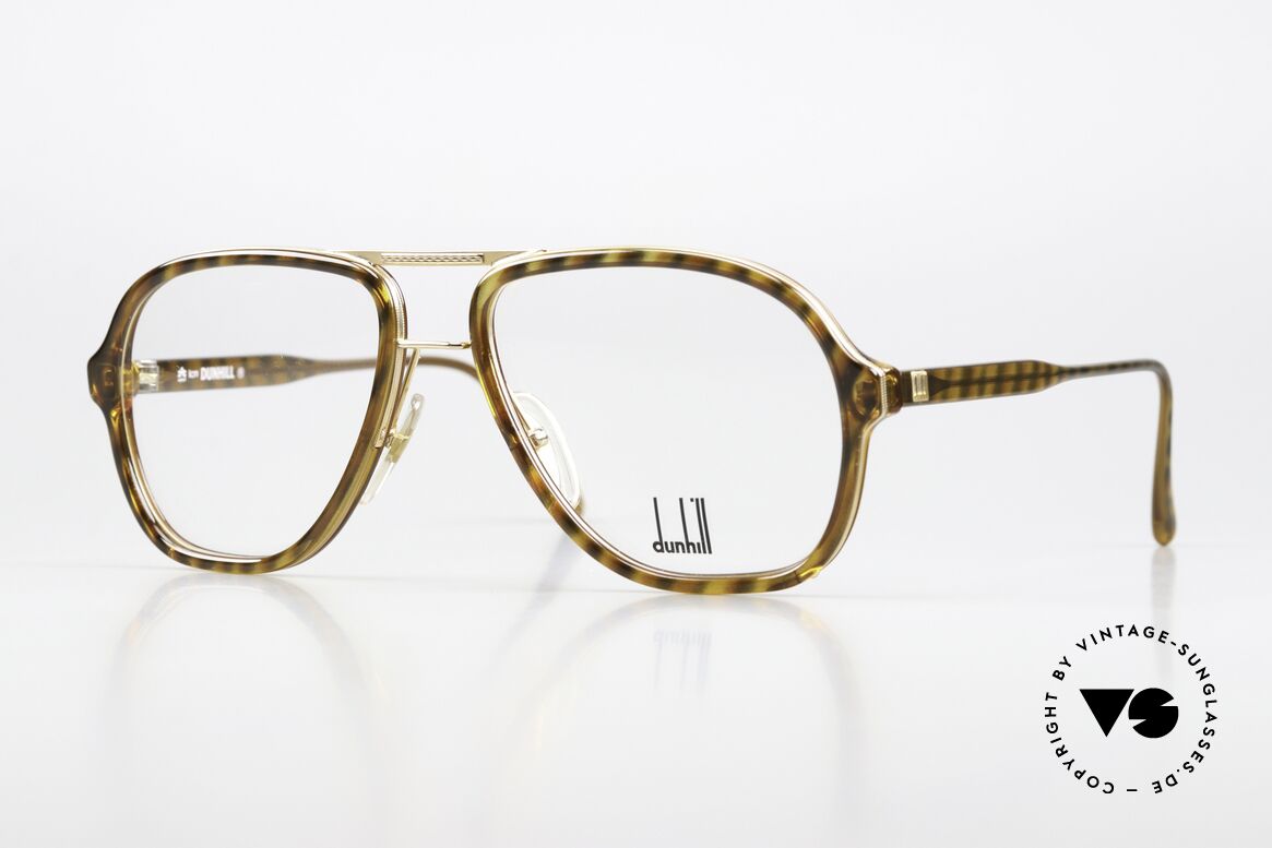 Dunhill 6077 80er Herren Vintage Brille, markante vintage Dunhill Brillenfassung von 1989, Passend für Herren