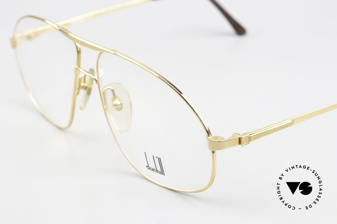 Dunhill 6098 Interessante Pilotenform 90s, ungetragen (wie alle unsere vintage DUNHILL Brillen), Passend für Herren