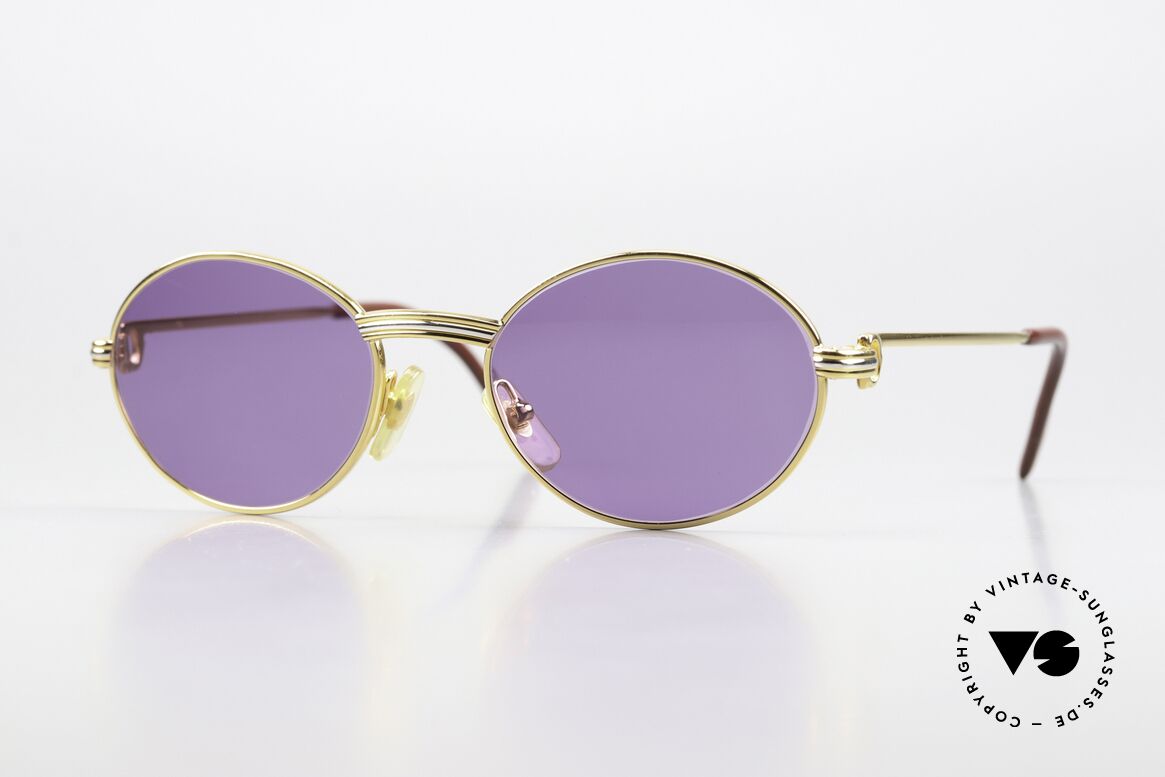Cartier Saint Honore - S Gekürzte 125mm Bügellänge, sehr kleine vintage Cartier Sonnenbrille von 1998, Passend für Damen