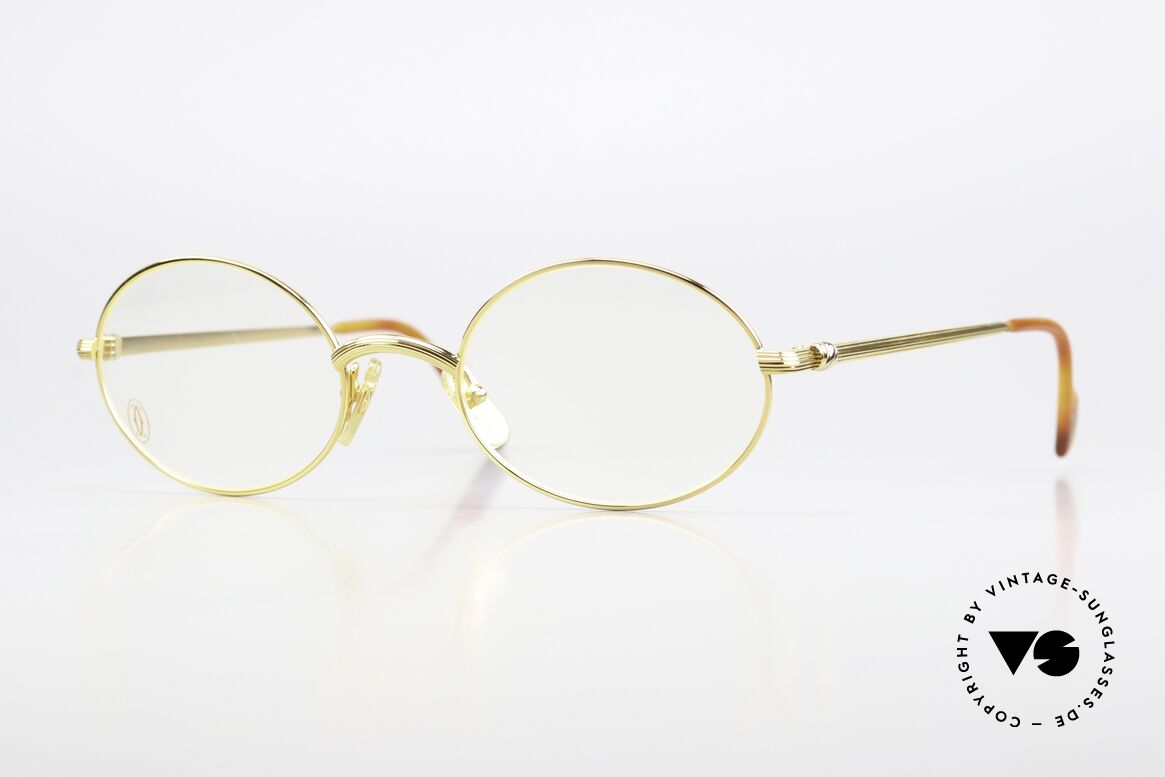 Cartier Sorbonne - L Vielgesuchte 53er Large Size, ovale vintage Cartier vintage Brille von ca. 1997, Passend für Herren und Damen