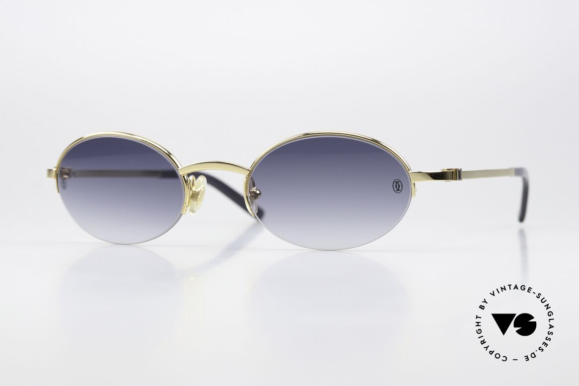 Cartier Shigar Echter Saphir Als Bügeldekor, Cartier Modell SHIGAR der Jewelry Collection, Passend für Herren und Damen