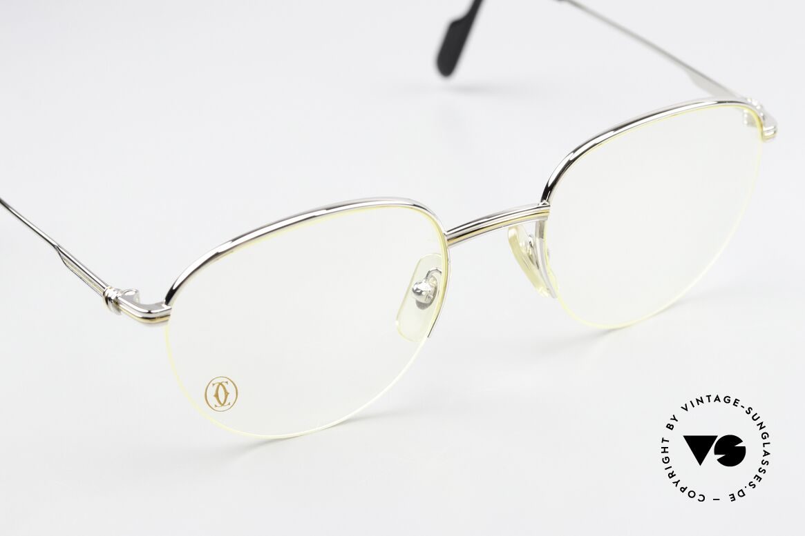 Cartier Colisee - M Runde Luxus Platin Brille, Colisee = 'Kolosseum' (Lifestyle & Funktionalität), Passend für Herren und Damen Cartier Colisee - M Runde Luxus Platin Brille, Colisee = 'Kolosseum' (Lifestyle & Funktionalität), Passend für Herren und Damen