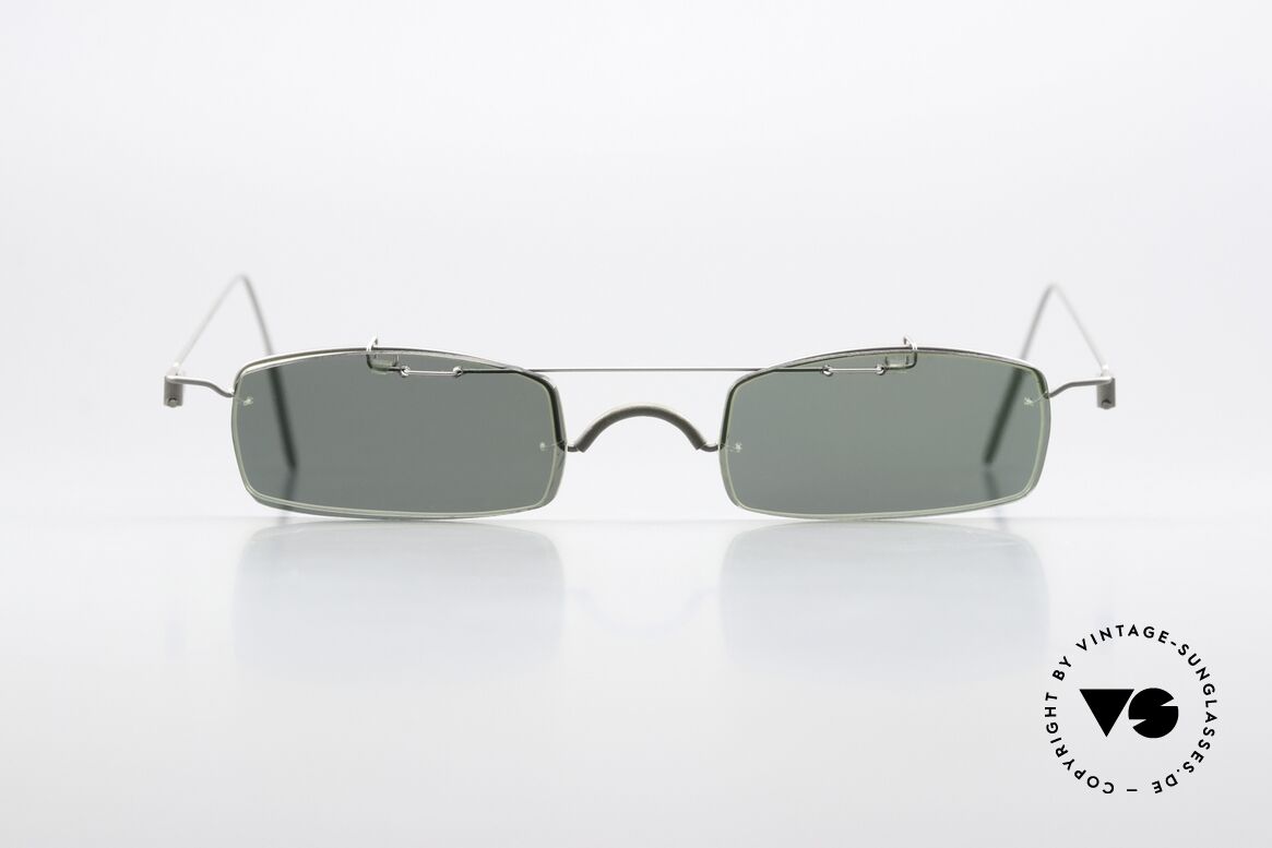 Markus T D15 Titanium Kenner Brille Clip-On, muss man nicht erklären: eine Brille für echte Kenner, Passend für Herren und Damen Markus T D15 Titanium Kenner Brille Clip-On, muss man nicht erklären: eine Brille für echte Kenner, Passend für Herren und Damen