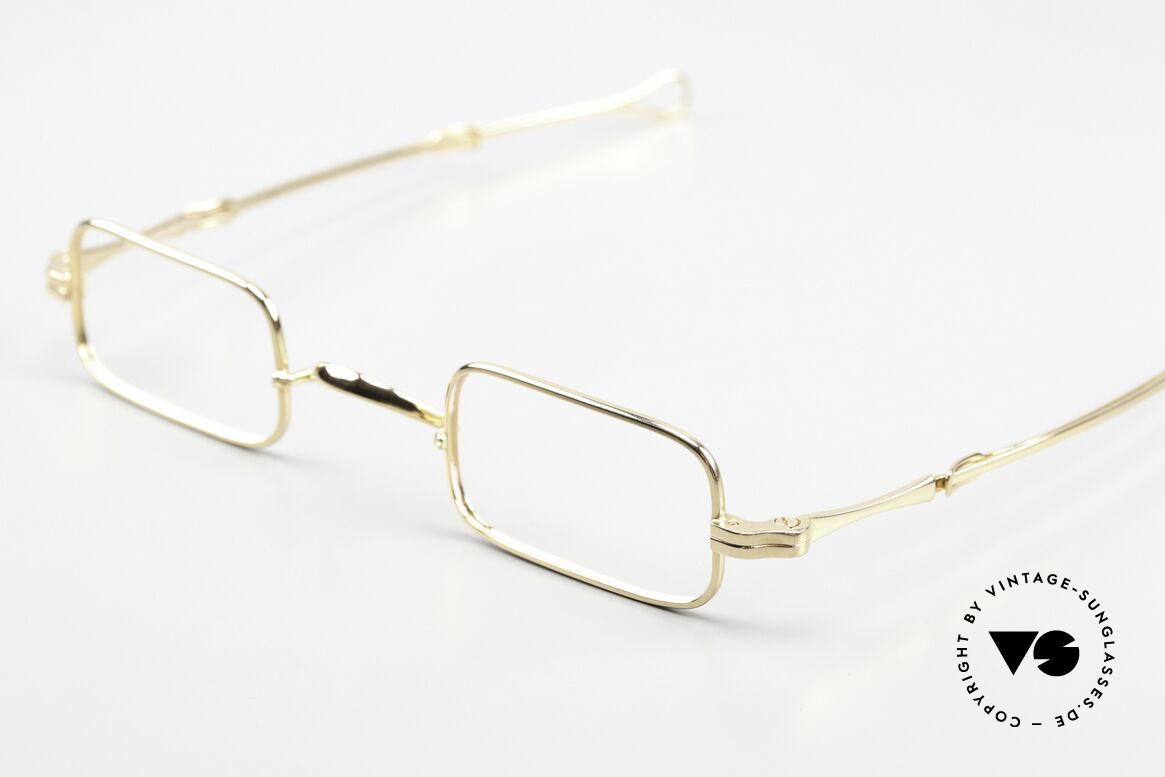 Lunor I 13 Telescopic Eckige Lesebrille Schiebebügel, ein über 20 Jahre altes ORIGINAL; zeitlos elegant, Passend für Herren und Damen