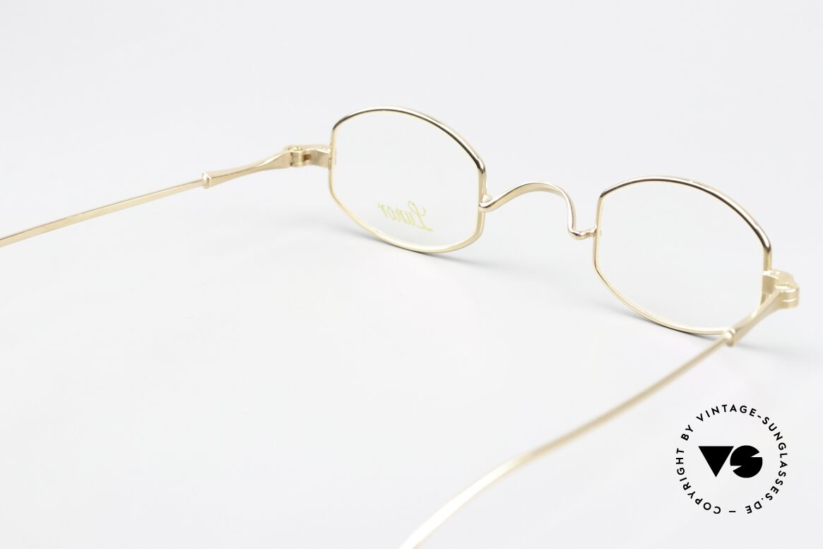 Lunor II 02 Kleine Brille Vergoldet GP, Größe: extra small, Passend für Herren und Damen