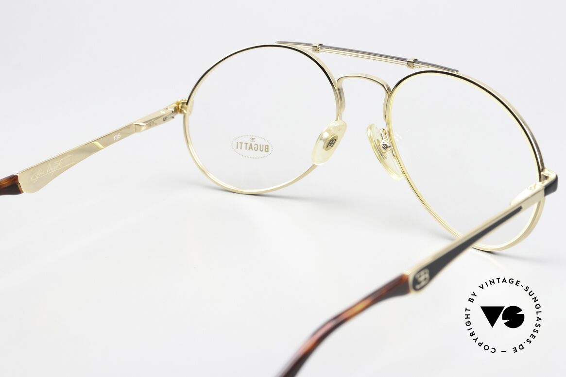 Bugatti 11941 80er Luxusbrille Für Herren, ungetragen in Größe 56/18 mit orig. Bugatti Etui, Passend für Herren