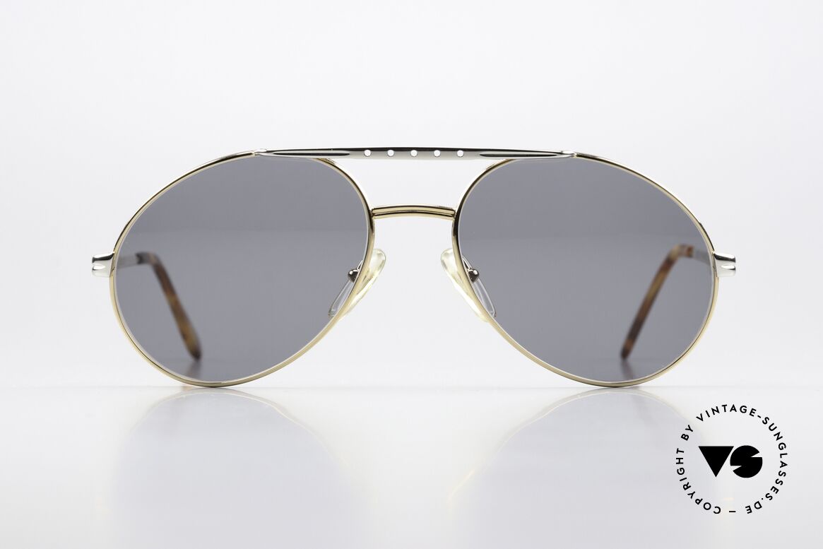 Bugatti 02926 Herren Sonnenbrille 80er Large, circa Ende der 1980er Jahre in Frankreich produziert, Passend für Herren