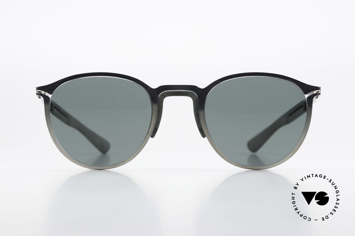 Mykita Mylon Tulip Panto Sonnenbrille 2016-2017, Gr. 50-24, col 245: Silver Storm Grey Neophan, Passend für Herren und Damen