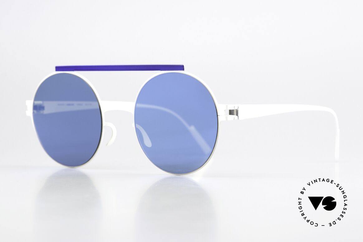 Mykita Verbal HIP POP ARTIST Sonnenbrille, spektakuläre runde Sonnenbrille für Damen & Herren, Passend für Herren und Damen