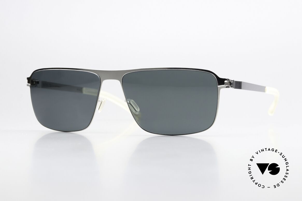 Mykita Greyson Klassische Sonnenbrille Silber, Mykita Sonnenbrille, Mod. Greyson, Gr. 58/14, c. 051, Passend für Herren
