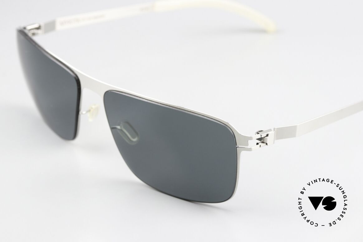 Mykita Greyson Klassische Sonnenbrille Silber, wohlbekannte Spitzenqualität; handmade in Germany, Passend für Herren