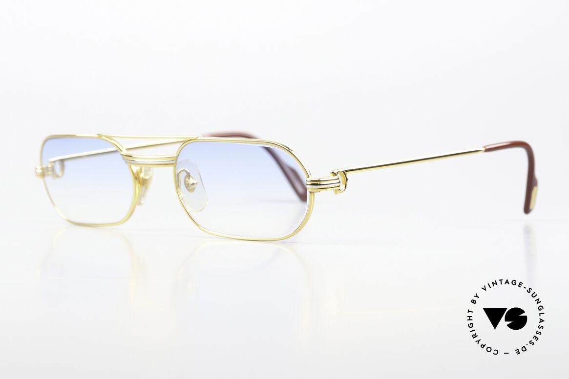 Cartier MUST LC - M Vintage Brille von 1983 Luxus, getragen von Elton John (Video "I'm still standing"), Passend für Herren