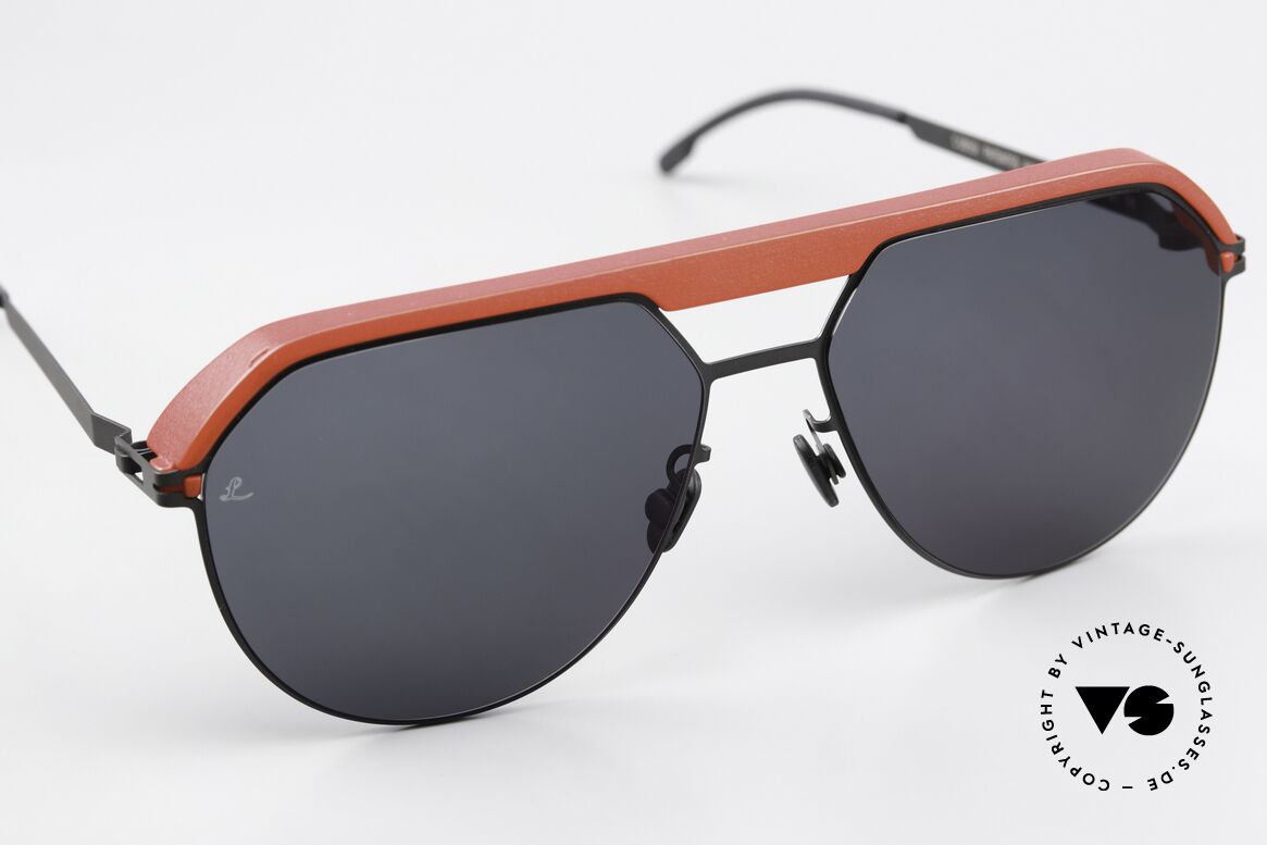 Mykita Leica ML02 Collaboration Collection Brille, ungetragenes Modell: Leica Red / Black Leica Black, Passend für Herren