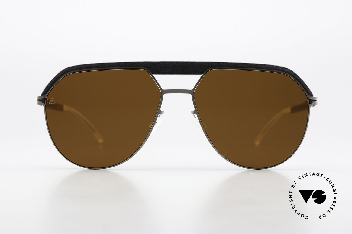 Mykita Leica ML02 State Of The Art Sonnenbrille, Zusammenarbeit mit Leica; der Top Kamera-Marke, Passend für Herren