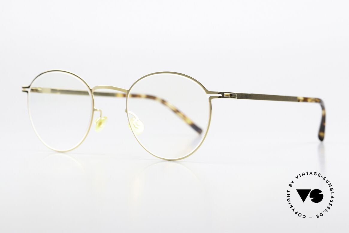 Mykita Tona Pantobrille Glossy Gold Small, color 013 "Glossy Gold" (Brille für Damen & Herren), Passend für Herren und Damen