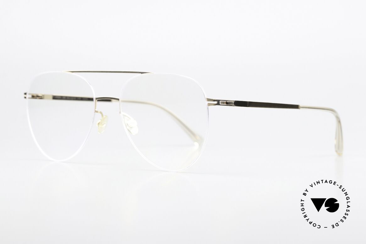 Mykita Jun Feine Brille Damen Und Herren, color code 303 = Silver & Champagne Gold (unisex), Passend für Herren und Damen