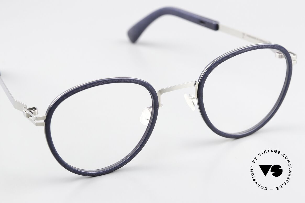 Mykita Mylon Palm Navy Blue / Shiny Silver Frame, ungetragenes Modell von 2018 mit Verpackung, Passend für Herren und Damen