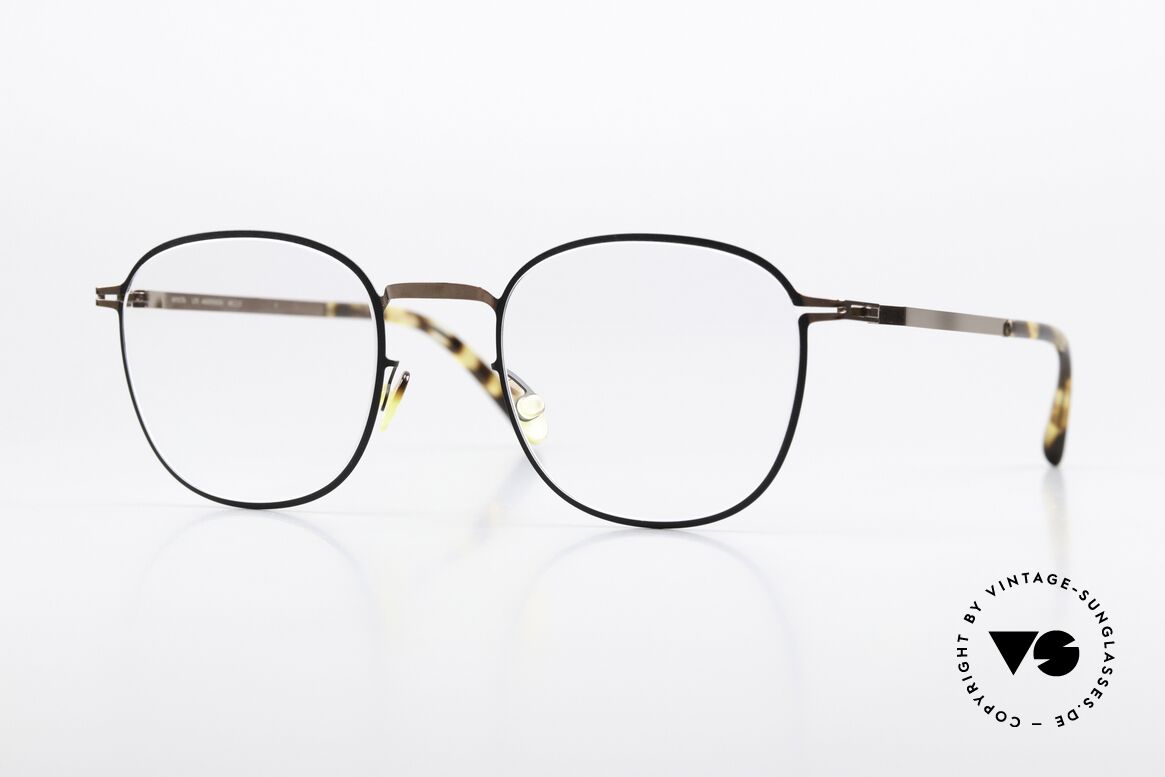 Mykita Andersson Shiny Copper Black Frame, Mykita Brille, Herren-Modell Andersson; Größe 48-21, Passend für Herren
