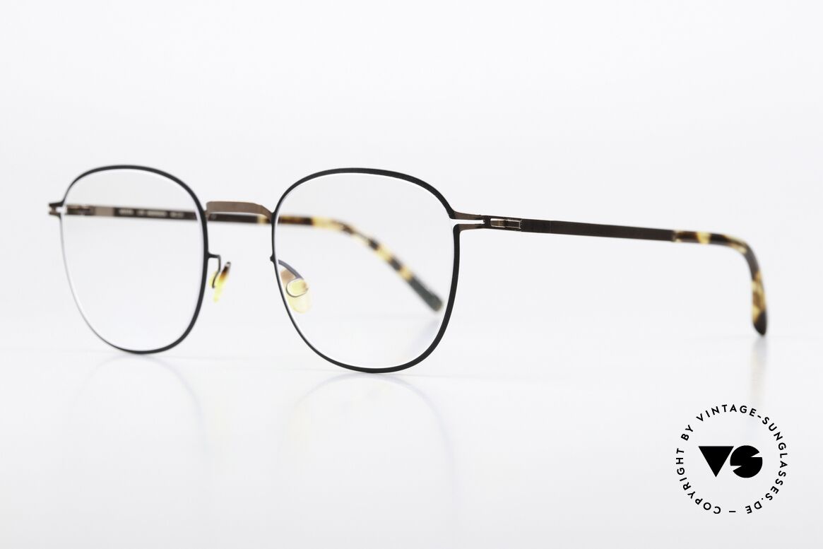 Mykita Andersson Shiny Copper Black Frame, sehr leicht mit charakteristischen MYKITA-Bügeln!, Passend für Herren