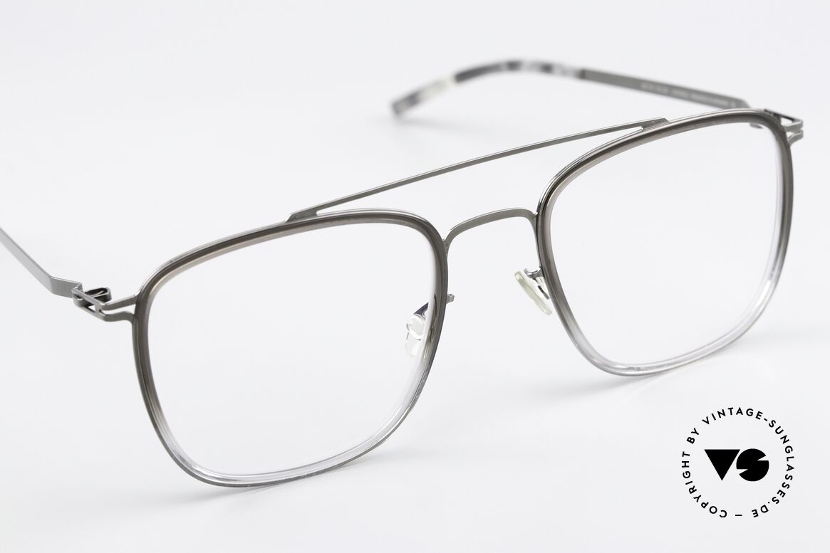 Mykita Hanno Eckige Brille Shiny Graphite, ungetragenes Modell von 2017, mit orig. Verpackung, Passend für Herren und Damen
