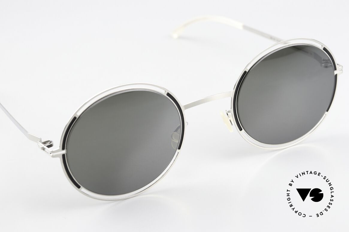 Mykita Giselle Damenbrille Silver Black Mirror, ungetragenes Modell von 2020 mit orig. MYKITA Etui, Passend für Damen