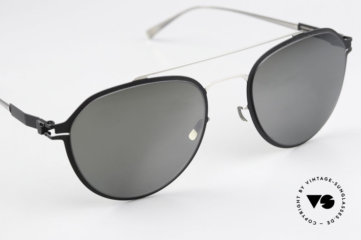 Mykita Harris Sonnenbrille Silver Black Mirror, ungetragenes Modell von 2020 mit orig. MYKITA Etui, Passend für Herren und Damen