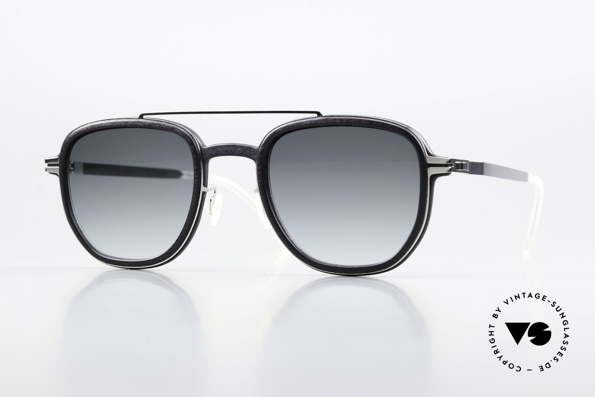 Mykita Mylon Alder Designersonnenbrille Eckig, Mykita Mylon HYBRID Sonnenbrille; ALDER, Passend für Herren