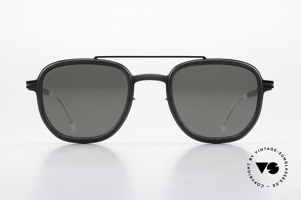 Mykita Mylon Alder Polarisierende Sonnengläser, klassisch, stilvolle Sonnenbrille in Gr. 48-24, Passend für Herren