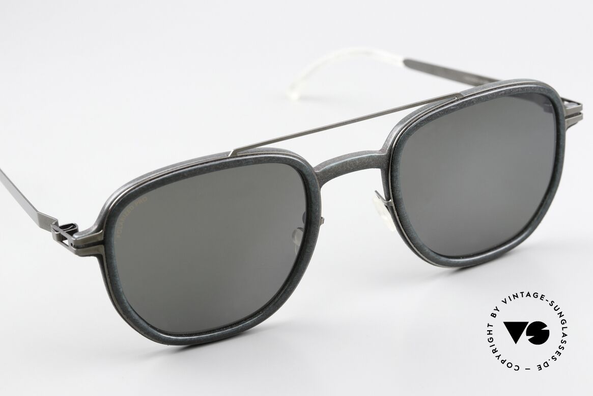 Mykita Mylon Alder Polarisierende Sonnengläser, Brillenliebhaber wissen um das Mylon Konzept, Passend für Herren