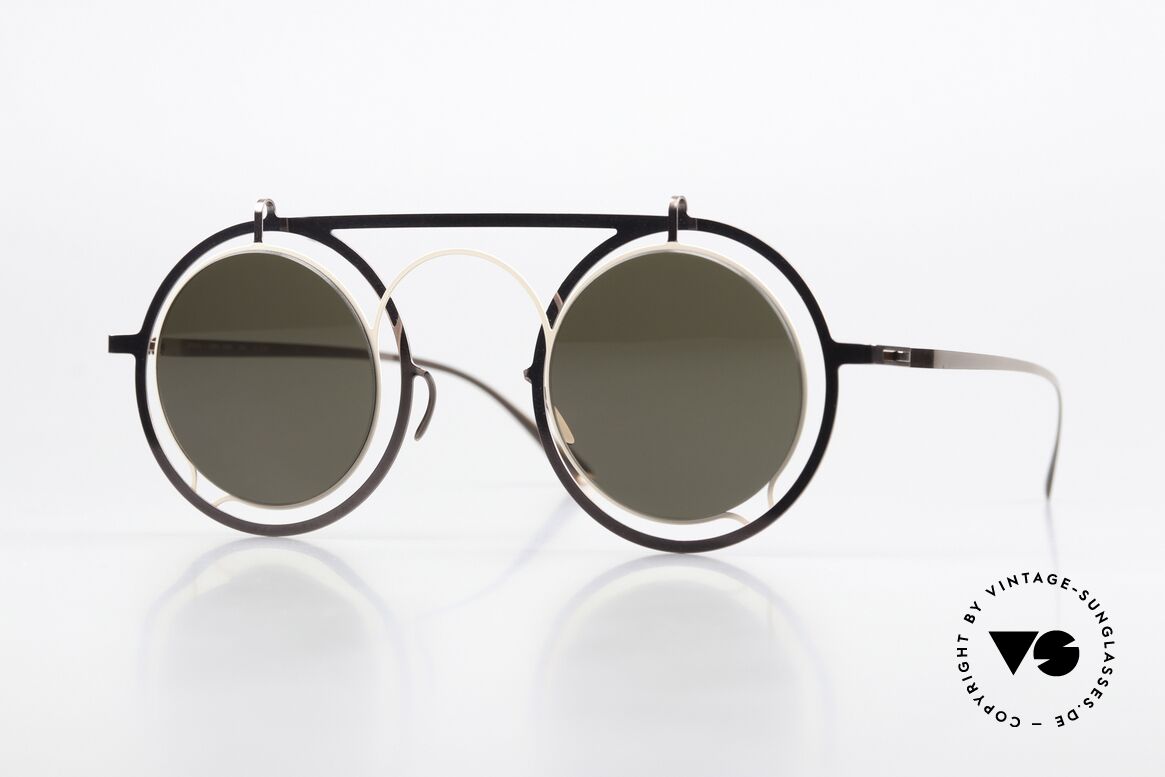 Mykita Siru Spektakuläre Designerbrille, Mykita Sonnenbrille, Mod. SIRU, Gr. 41/30, color 452, Passend für Herren und Damen
