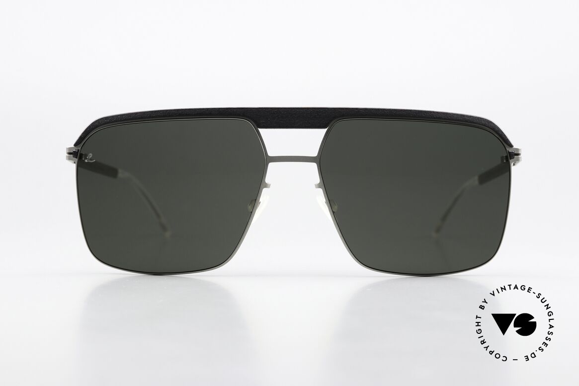 Mykita Leica ML03 Pitch Black / Matte Silver Edition, Zusammenarbeit mit Leica; der Top Kamera-Marke, Passend für Herren