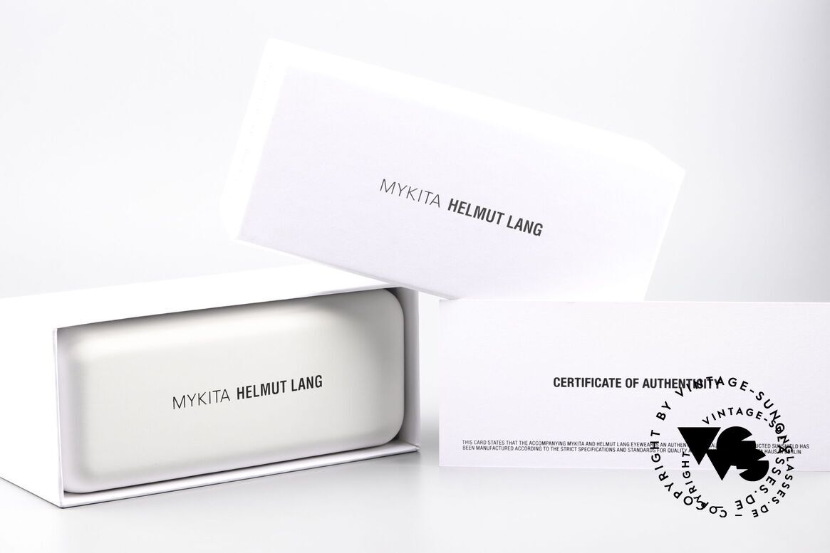 Mykita Helmut Lang HL003 Eckige Brille Seitenscheiben, Größe: medium, Passend für Herren und Damen