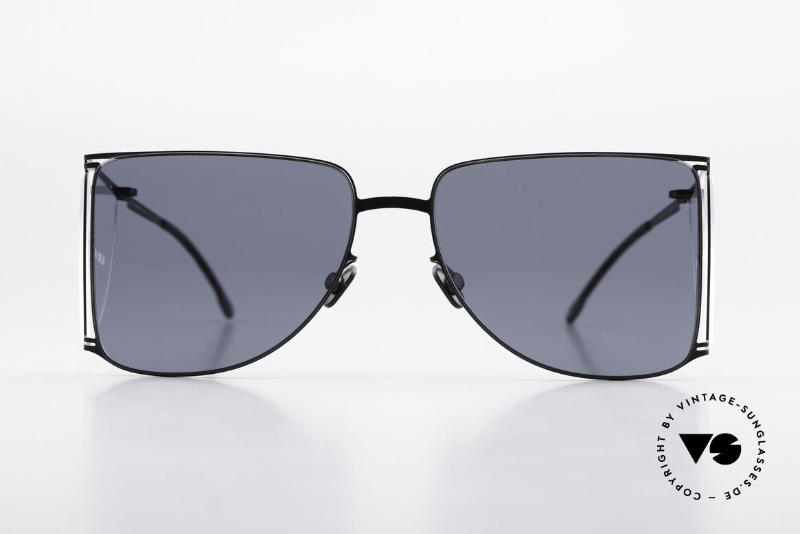 Mykita Helmut Lang HL002 Avantgardistische Sonnenbrille, Zusammenarbeit mit Modedesigner HELMUT LANG, Passend für Herren und Damen